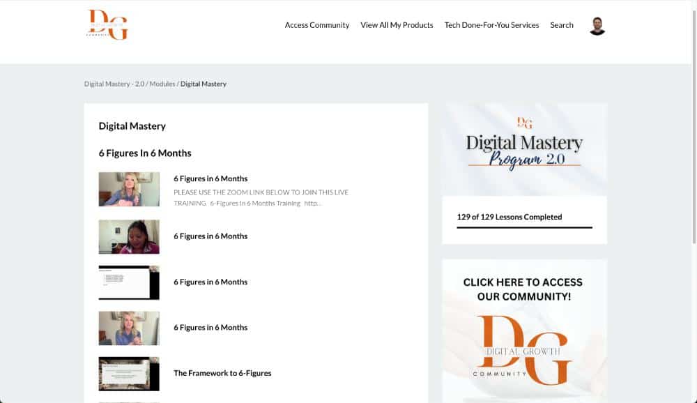 Digital Mastery Review Legacy Builders Program