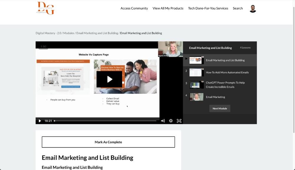 Digital Mastery Review Legacy Builders Program